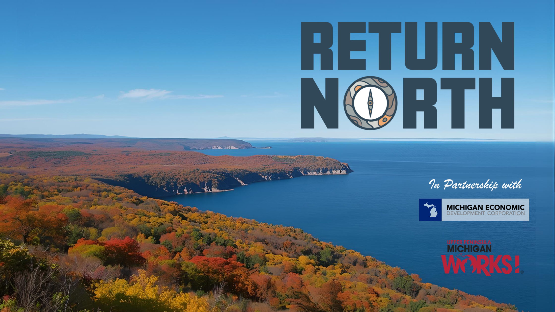 2025 Return North Press Release Banner for the Virtual Career Event